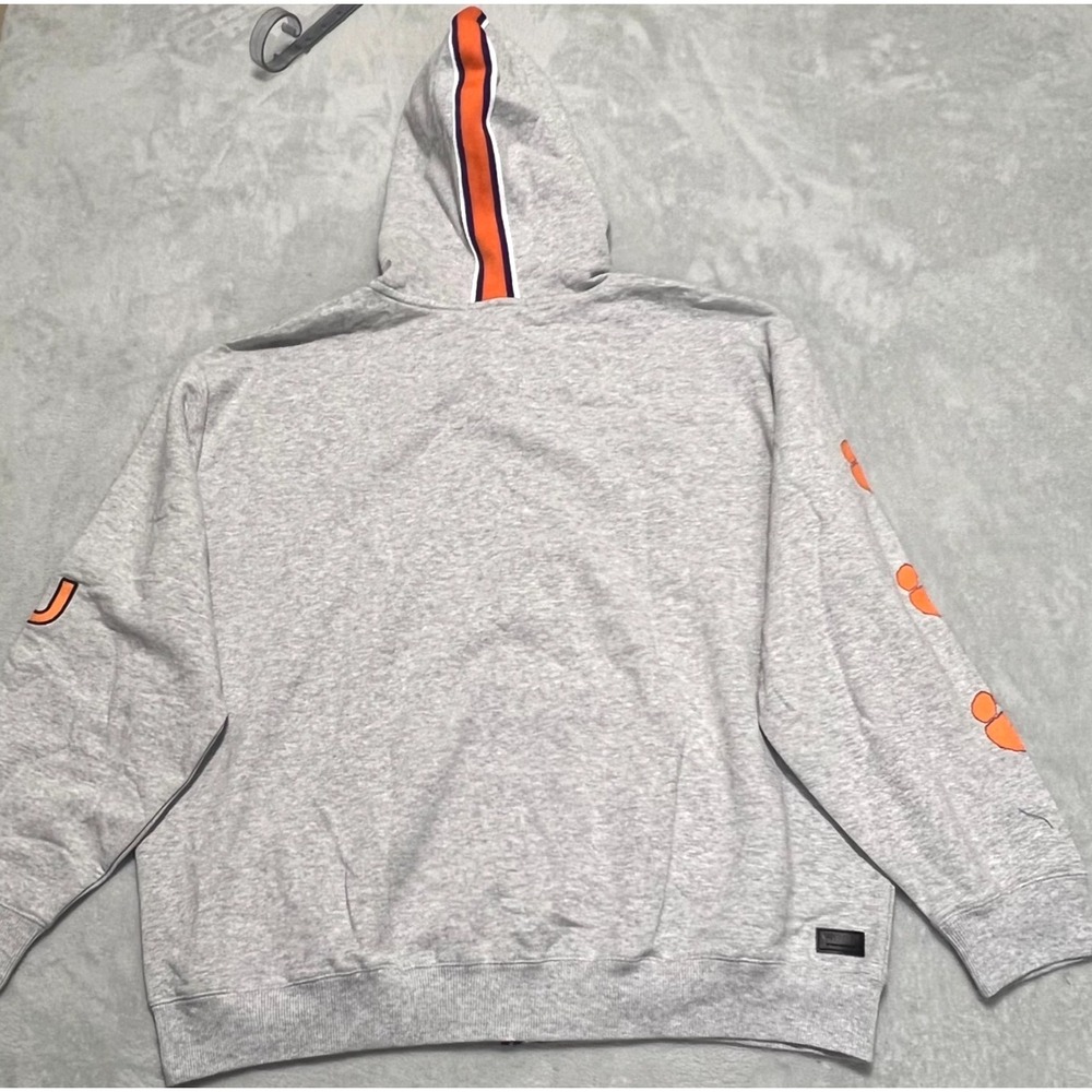WEAR by Erin Andrews Clemson Tigers Womens XXL Full Zip Hoodie Gray Size 2XL NWT - Picture 7 of 7